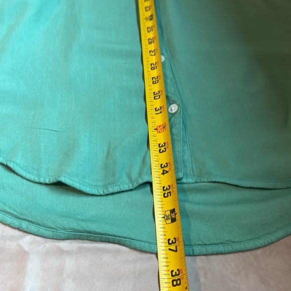 Rails Sawyer Shirt Dress in Basil Womens XS Full Button Down Casual Soft Comfy - Picture 9 of 9